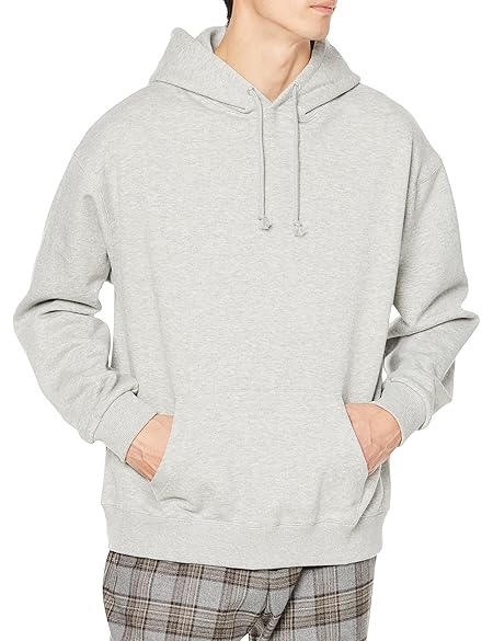 [フルーツオブザルーム] プルオーバーパーカー パーカー メンズ ヘビーオンス 裏毛 プルオーバー フーディー ユニセックス グレー M