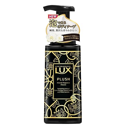 ラックス 泡ボディソープ リッチパフューム ポンプ 350g (贅沢なスノーピオニー・フレンチバニラのフェミニンなフローラルの香り)