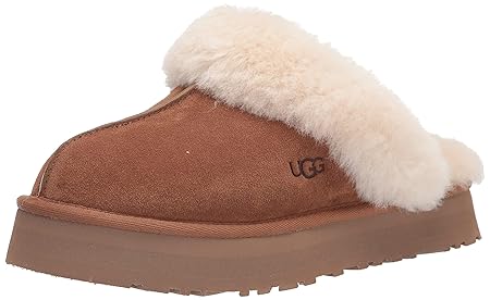 [アグ] スリッポン ディスケット ムートンブーツ ブラウン レディース 1122550 CHE DISQUETTE SLIPPER CHESTNUT 6(約23.0cm)[並行輸入品]