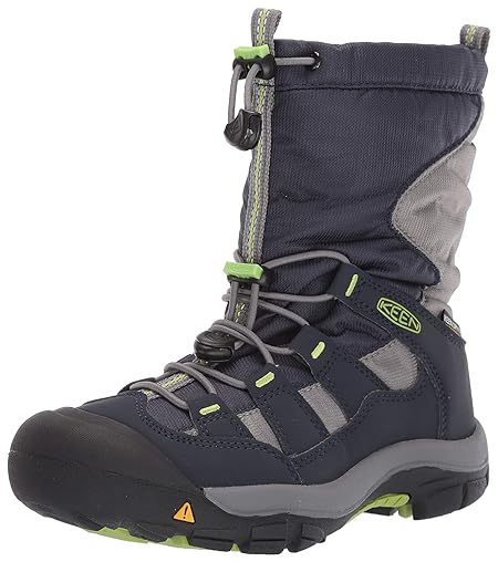 [キーン] キッズブーツ WINTERPORT(15.0~19.5cm) ウィンターポート 通学冬用 男の子 女の子 BLUE NIGHTS/GREENERY 18.5 cm