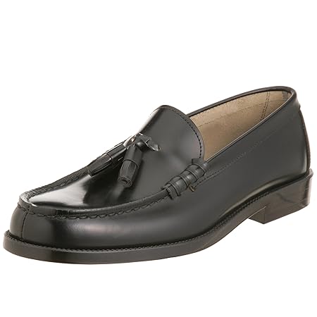 [ハルタ] タッセルローファー 3E 本革 メンズ 907 ブラック 25.5 cm 3E