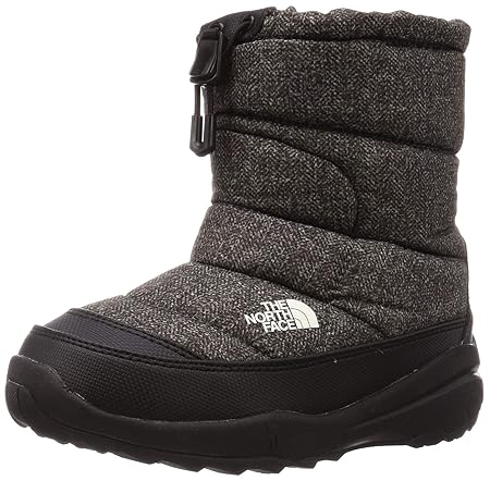 [THE NORTH FACE(ザ・ノース・フェイス)] ブーツ ヌプシ ブーティー ウォータープルーフ キッズ ミックスチャコール 17 17 cm