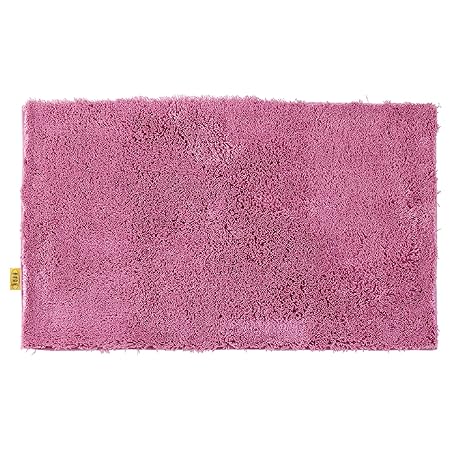 オカ(OKA) 乾度良好Dナチュレ バスマット 約50cm×80cm ローズピンク ( 吸水 速乾 かんどりょうこう 洗える 大判 足拭きマット 風呂 滑り止め )