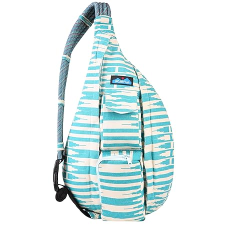 KAVU ロープバッグ - ハイキング、キャンプ、通勤用スリングパック - Skyline Ikat