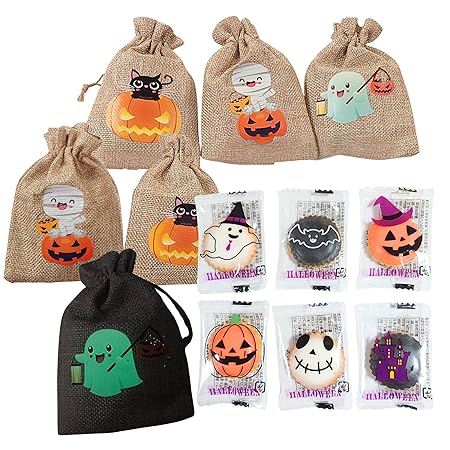 ハロウィン halloween ぷちギフト プチギフト アニマルクッキー 【６袋】 退職 お世話になりました 個包装 お菓子 引っ越し ギフト