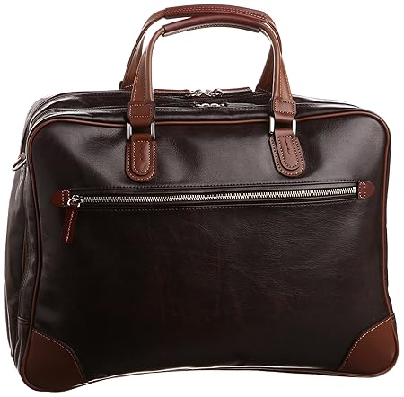 [バレンチノサバティーニ] ビジネスバッグ 豊岡鞄認定品 本革付属 2WAY 【木和田】 鞄の聖地兵庫県豊岡市製 チョコ