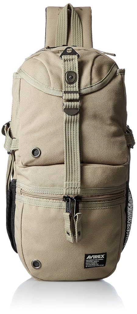 AVIREX -EAGLE(イーグル)-シリーズ ボディバッグ ベージュ