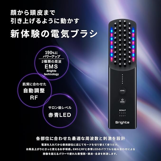 【Ambassador Nozomi Sasaki】 Bright ELEKI BRUSH+ & ELEKI LOTION Facial Beauty Device